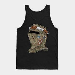 polish military knight helmet. Tank Top